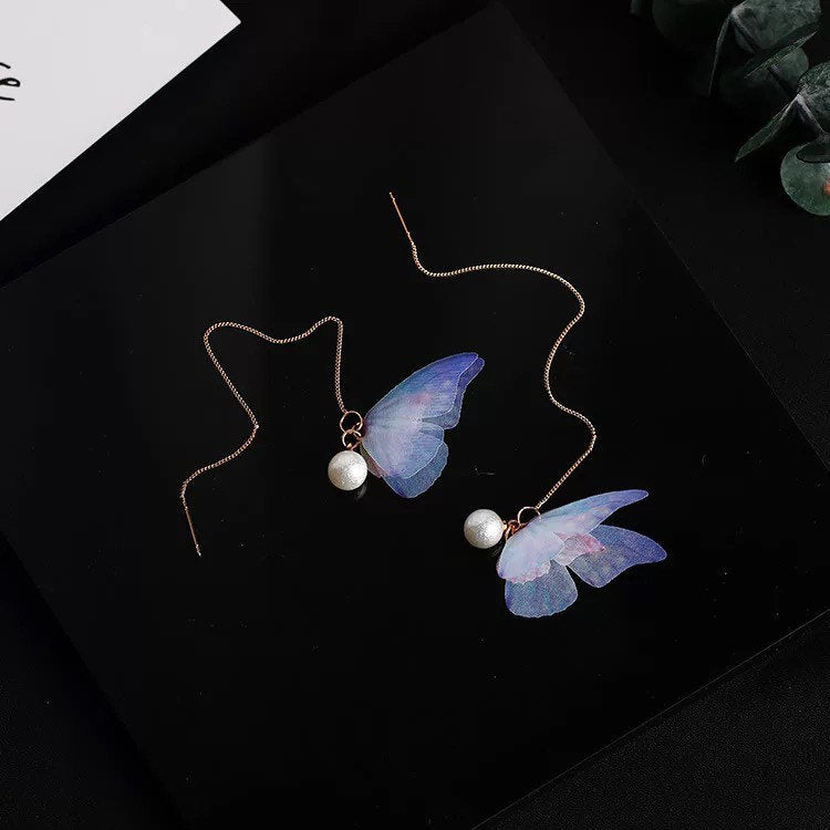 Threader Butterfly Minimalist Earring