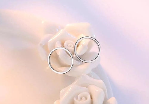 Open Geometric Stud Minimalist Earring