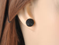 Scattered Crystal Disc Earring