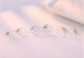 Open Geometric Stud Minimalist Earring