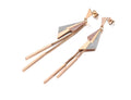 Triangle Tassel Dangle Colorful Earring