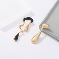 Mismatched Drip Teardrop Earring