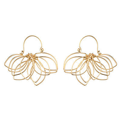 Metal Flower Minimalist Earring