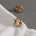 Celestial Hammered Circle Retro Earring