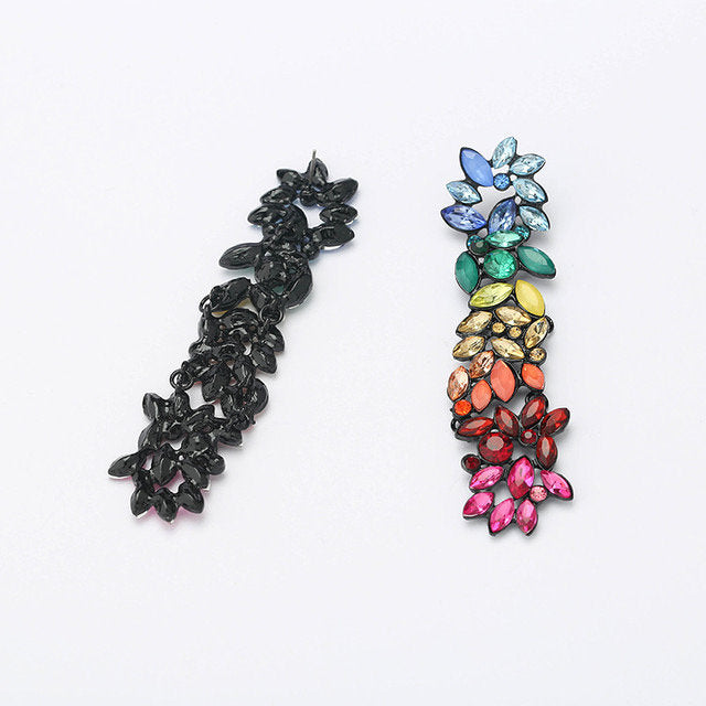 Colorful Crystal Chandelier Earring