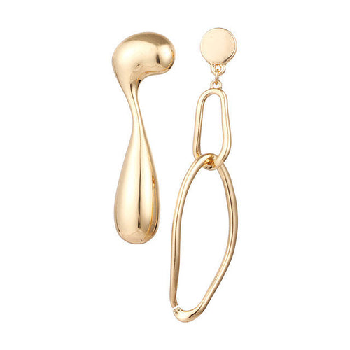 Mismatched Large Teardrop Earring