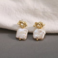Sailor Love Knot Pearl Earring