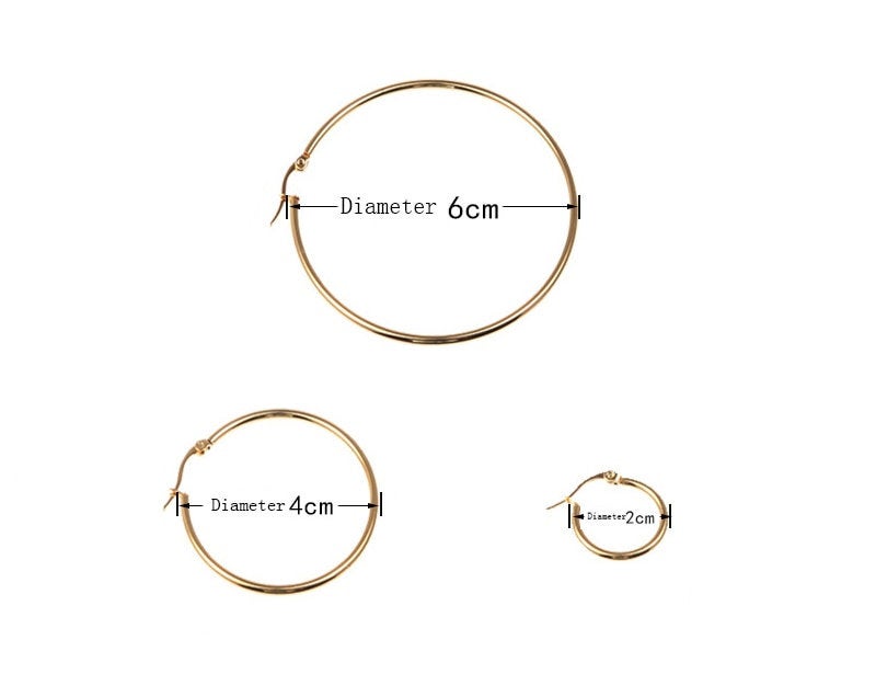 Classic Hoop Gold Earring