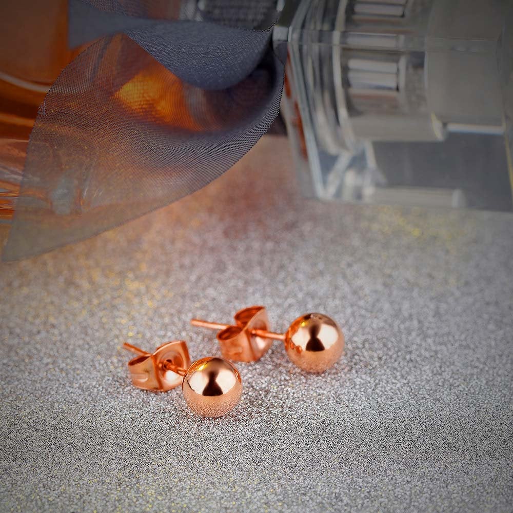 Tiny Bead Stud Minimalist Earring