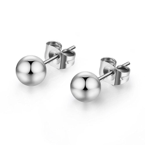 Tiny Bead Stud Minimalist Earring