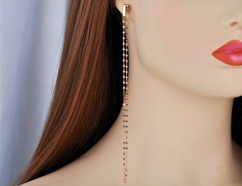 Delicate Chain Wrap Earring