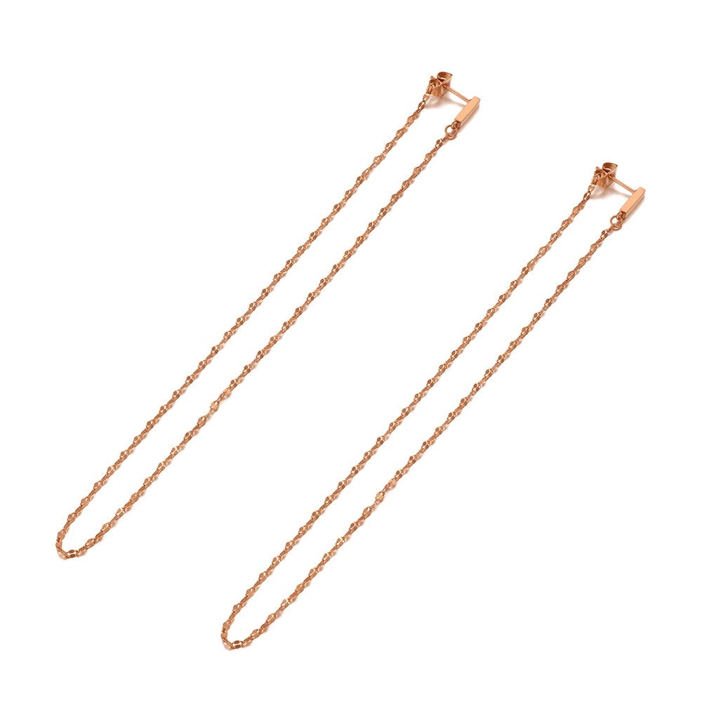 Delicate Chain Wrap Earring
