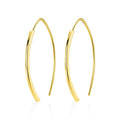 Sleek Bar Threader Hoop Earring