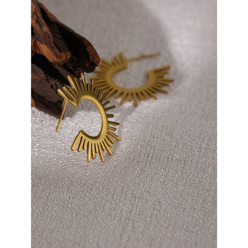 Metal Spiked Punk Earring