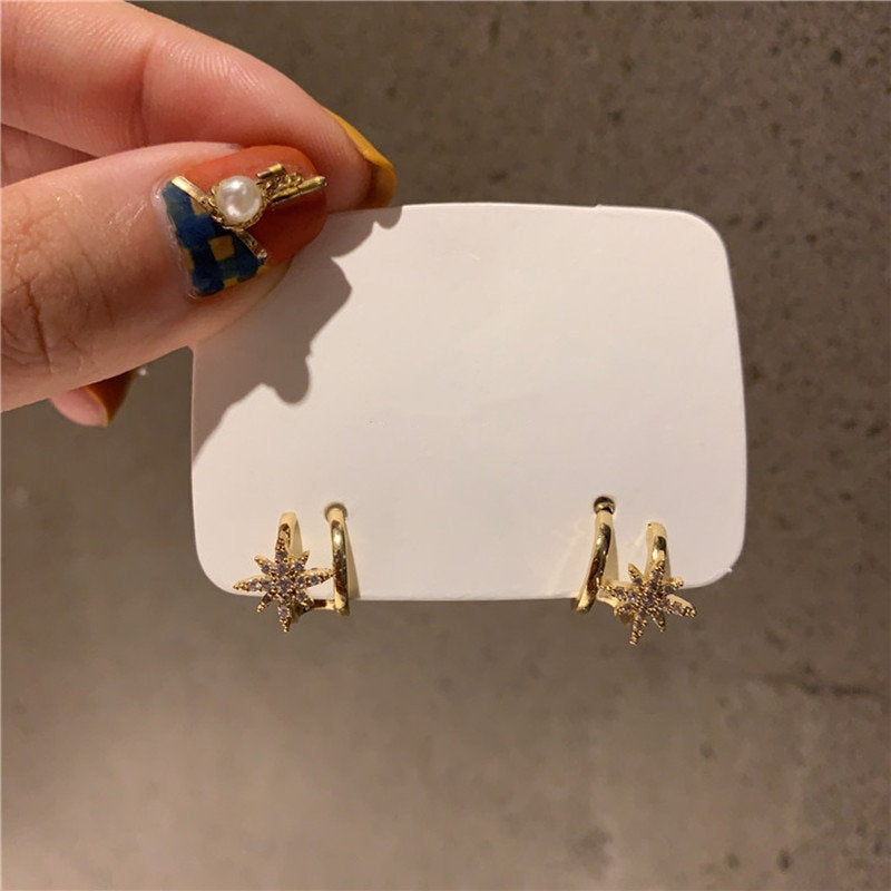 North Star Ear Huggie Earring