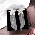 Shiny Star Crystal Dangle Earring