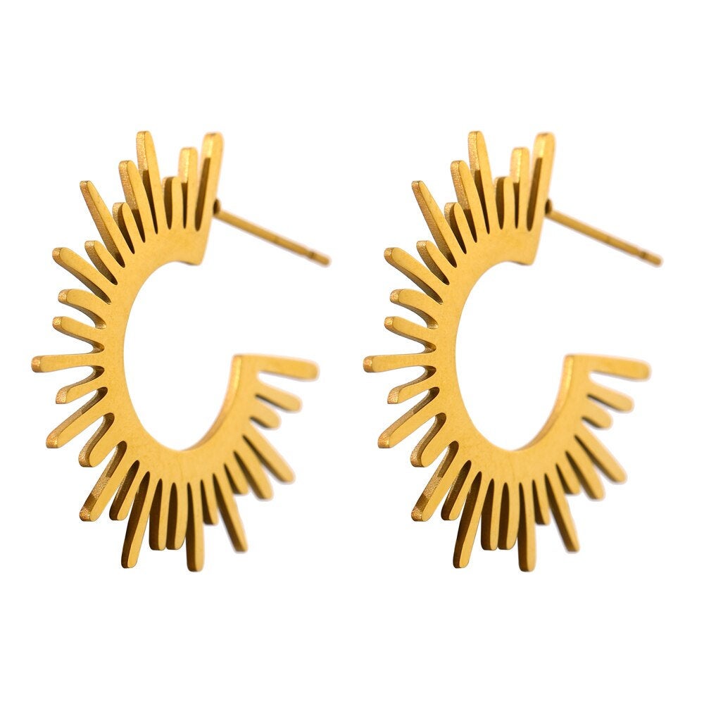 Metal Spiked Punk Earring