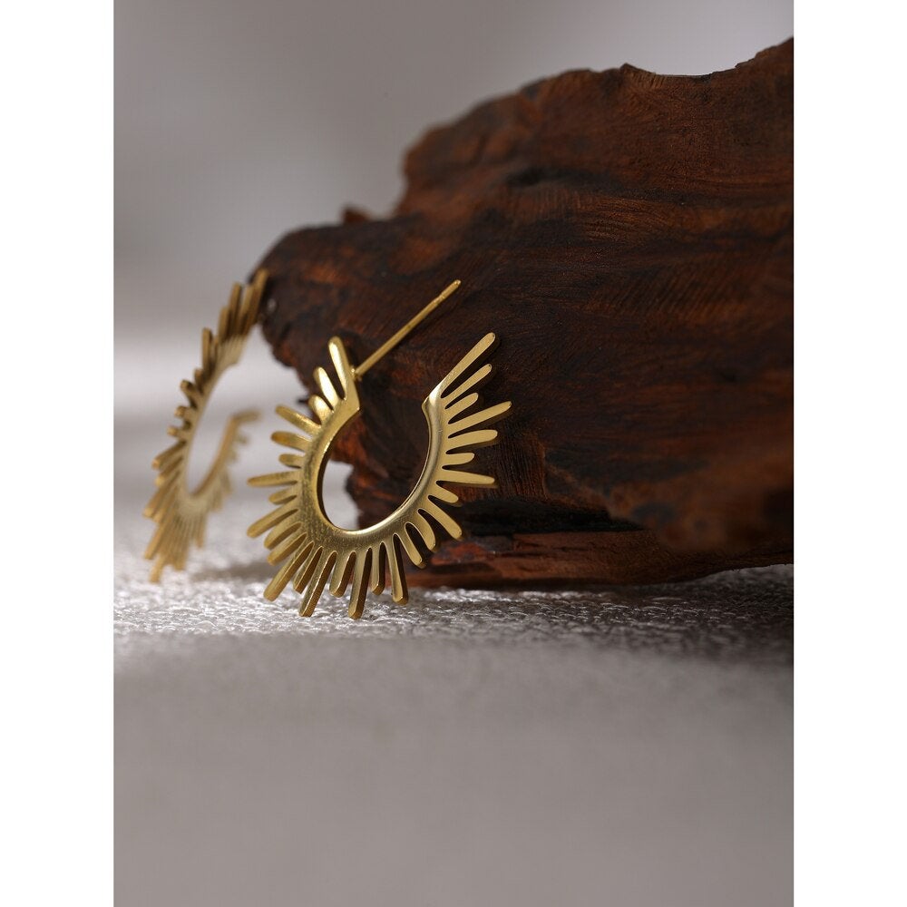 Metal Spiked Punk Earring