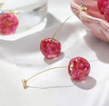 Red Cherry Fruit Earring