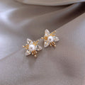 Trillium Flower Colorful Earring
