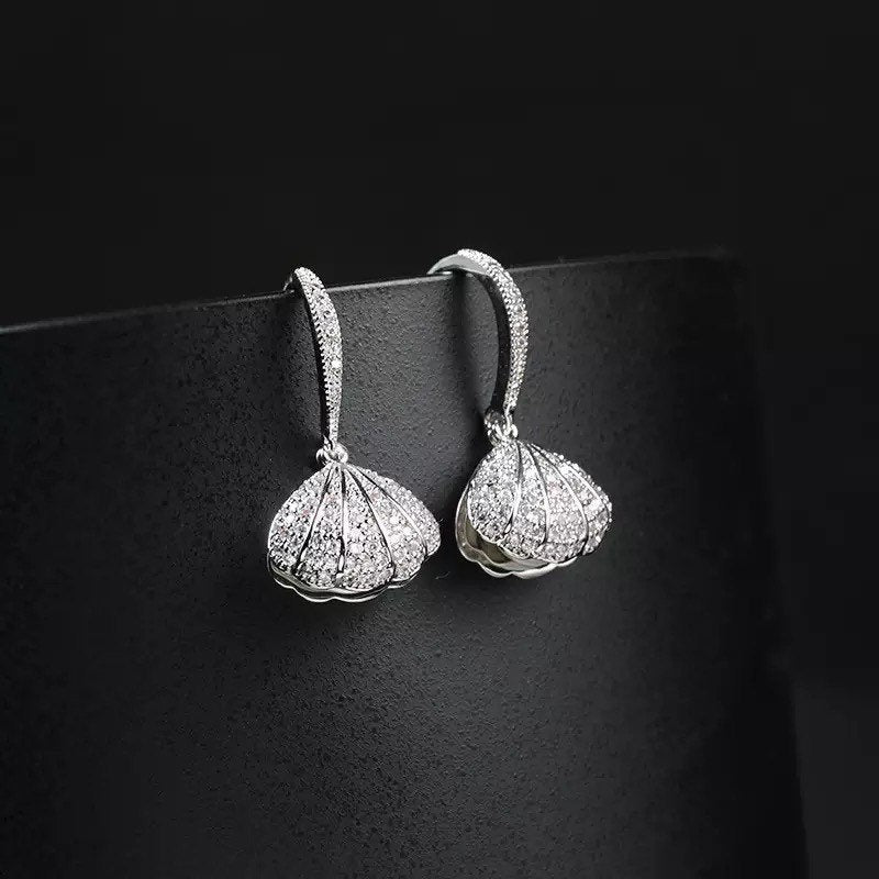 Hidden Treasure Seashell Earring