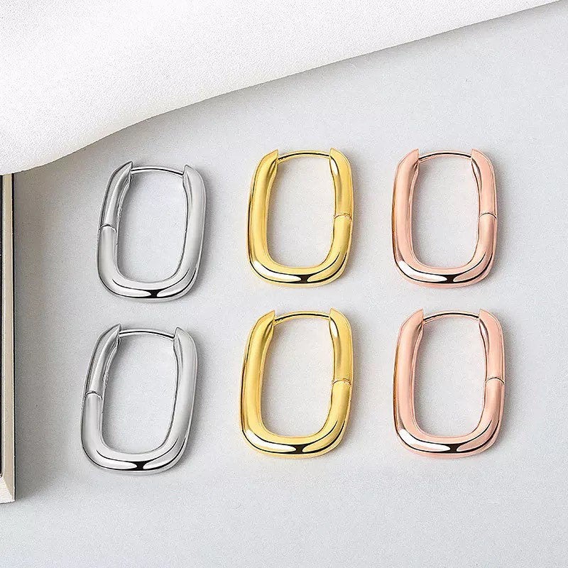 Link Chain Chunky Oval Earring
