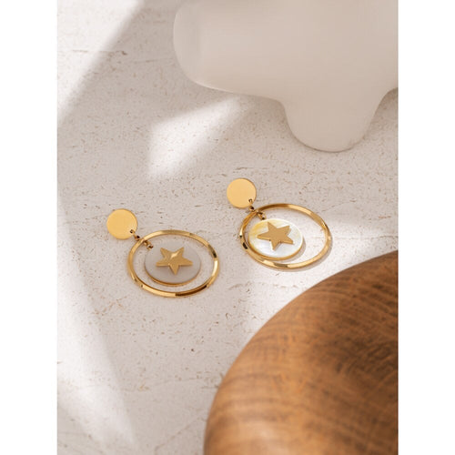 Sea Star Dangle Blue Earring