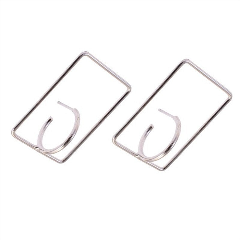 3D Geometric Hoop Earring