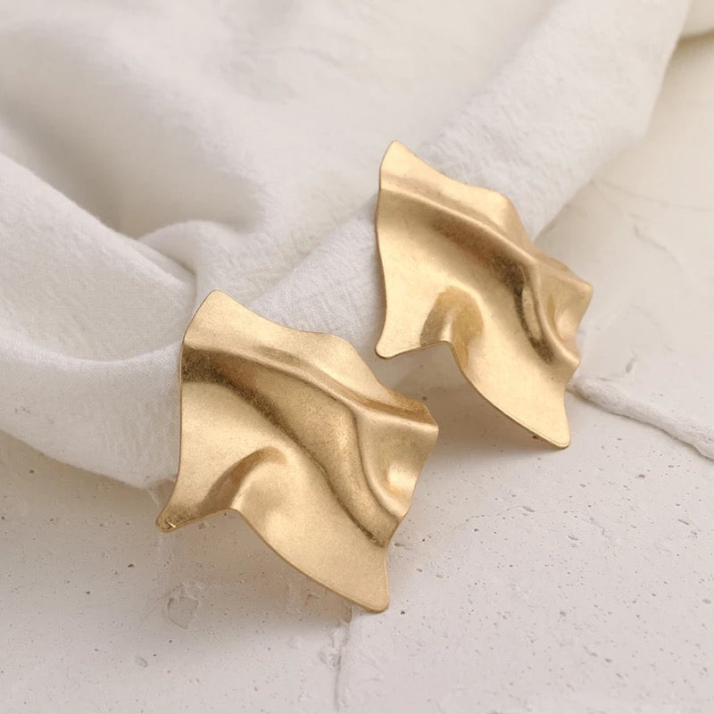 Square Asymmetric Bold Earring