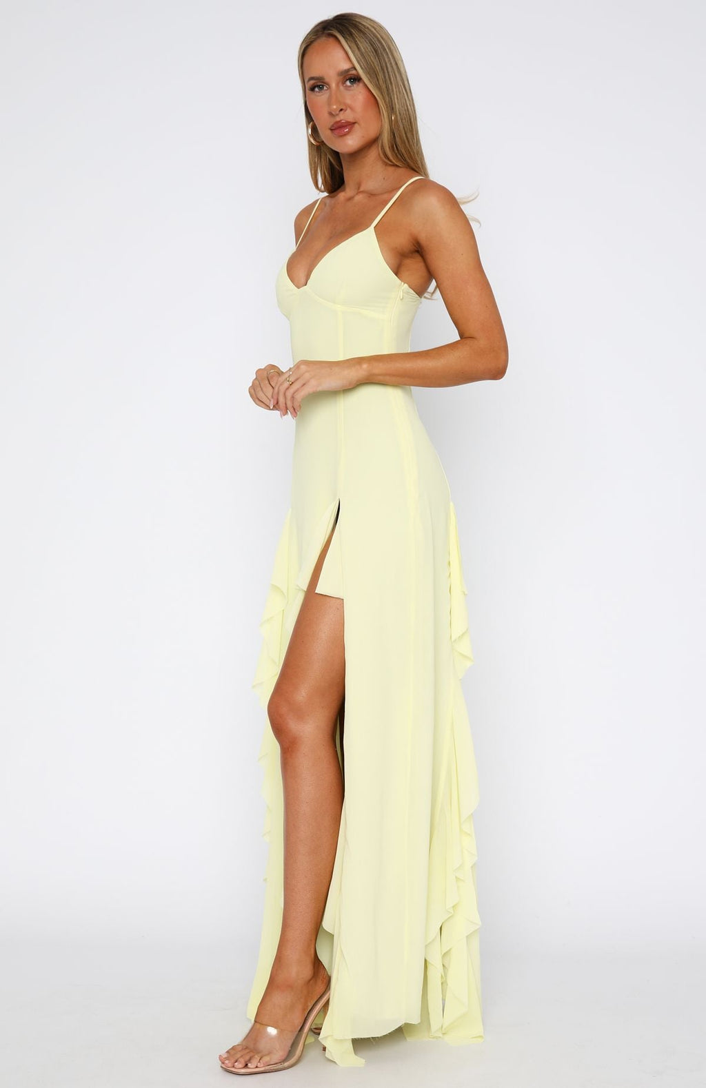 Lemon Summer Glow Maxi Dress