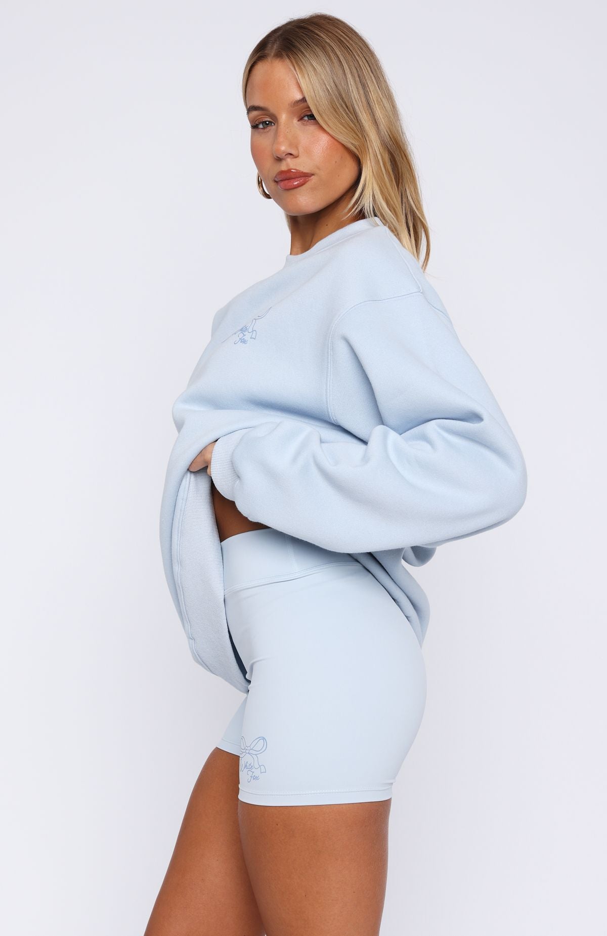 Baby Blue Love You Forever Bike Short