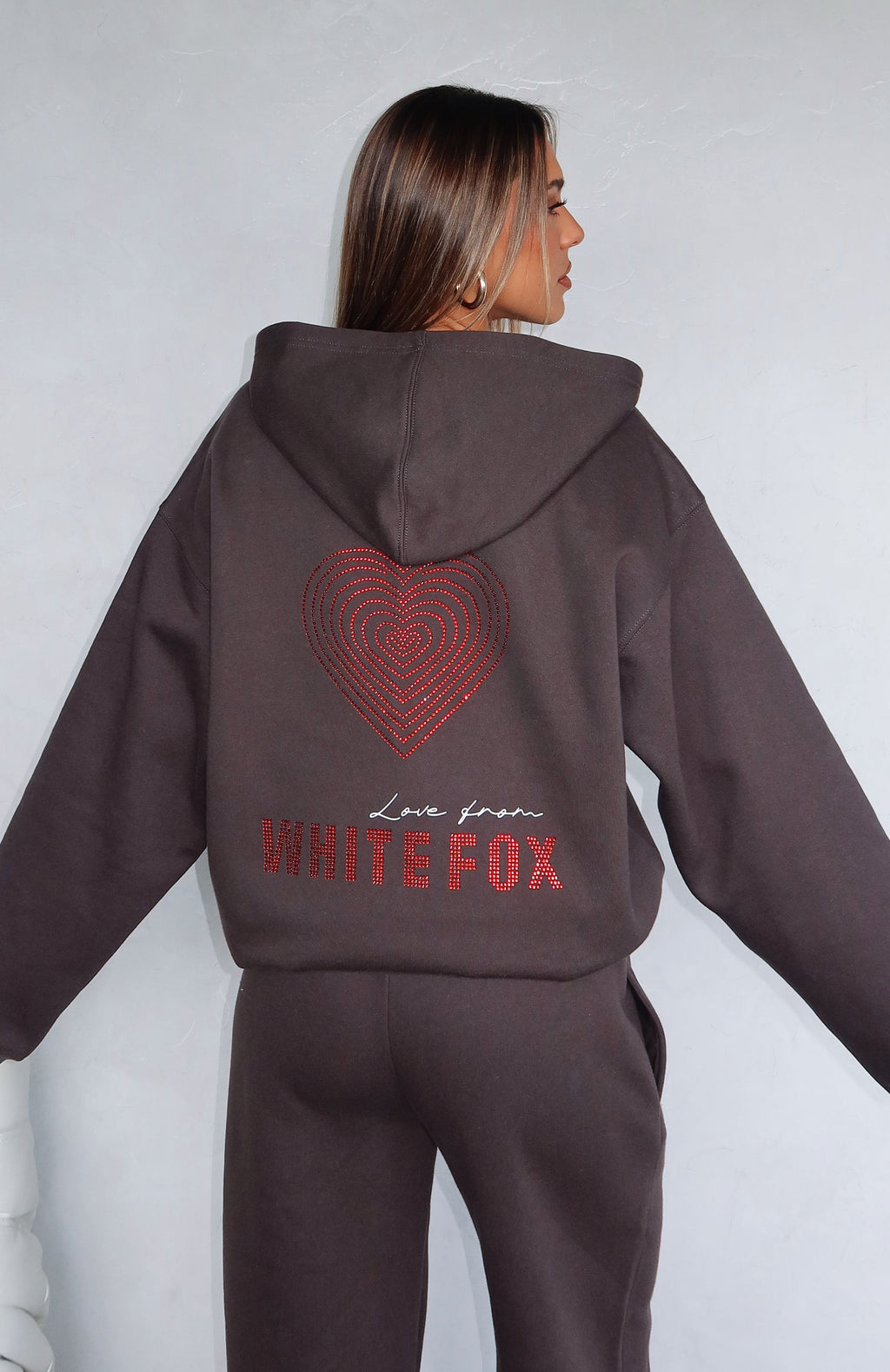 Best Ever Zip Charcoal Hoodie