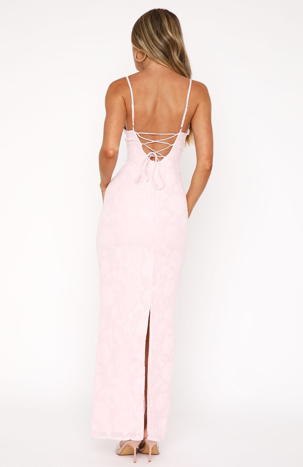 Baby Pink Dreamy Flow Maxi Dress