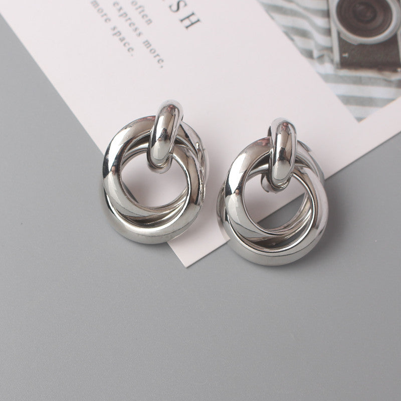 Love Knot Gold Earring
