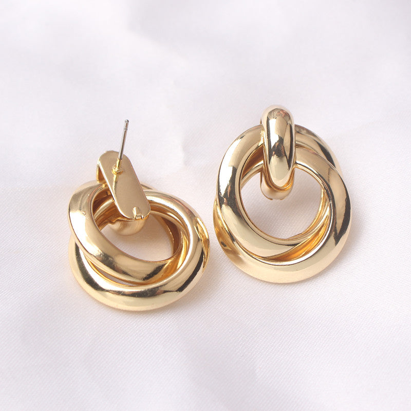 Love Knot Gold Earring
