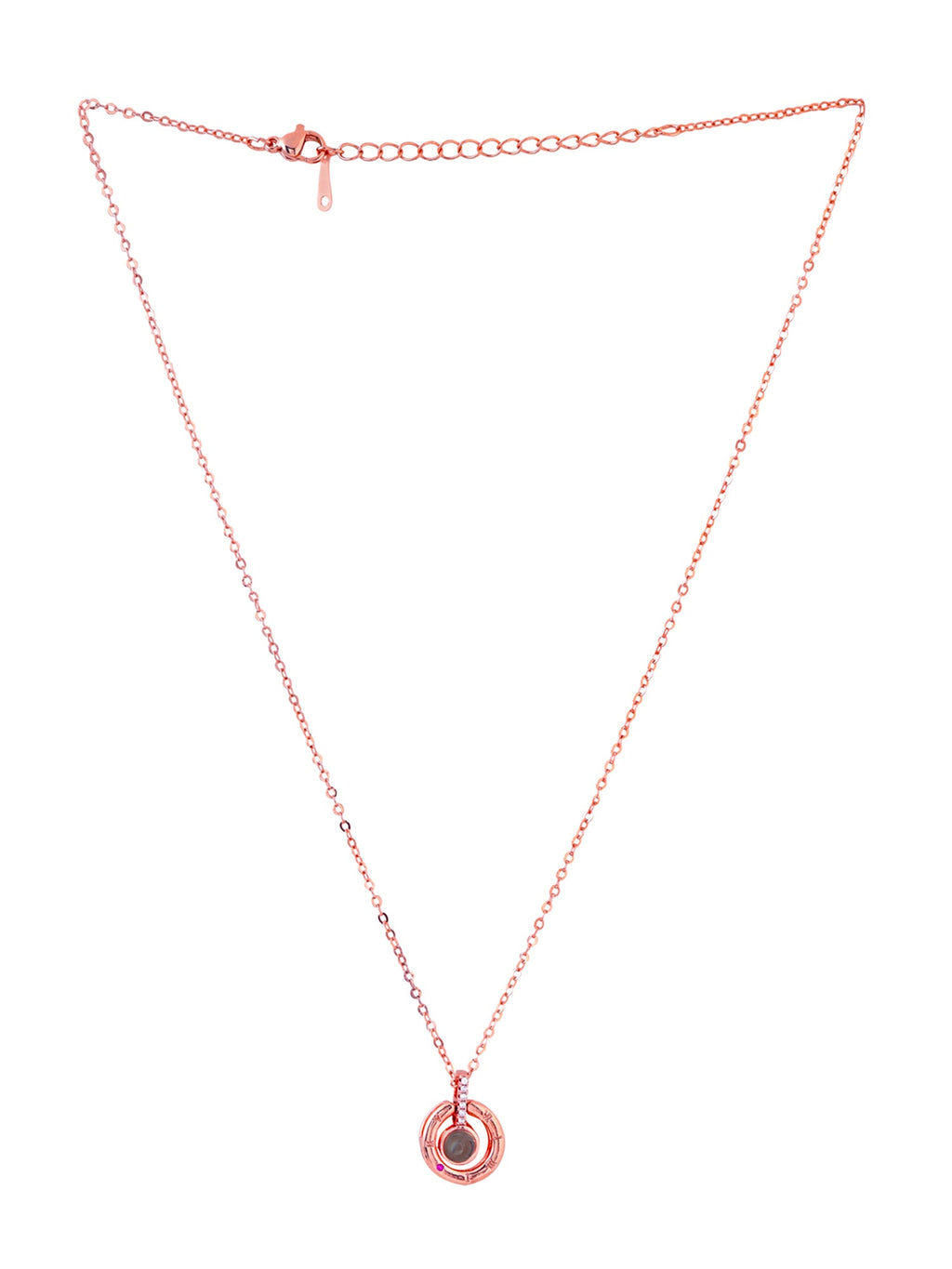 Rose Gold I Love You Pendant Necklace