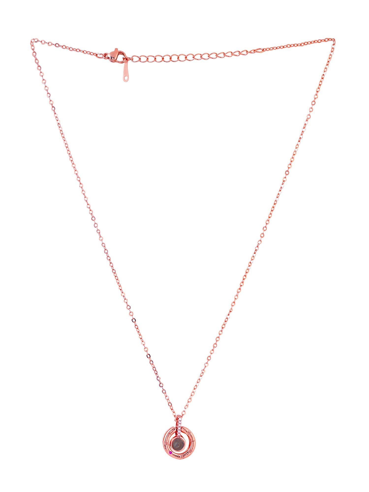 Rose Gold I Love You Pendant Necklace
