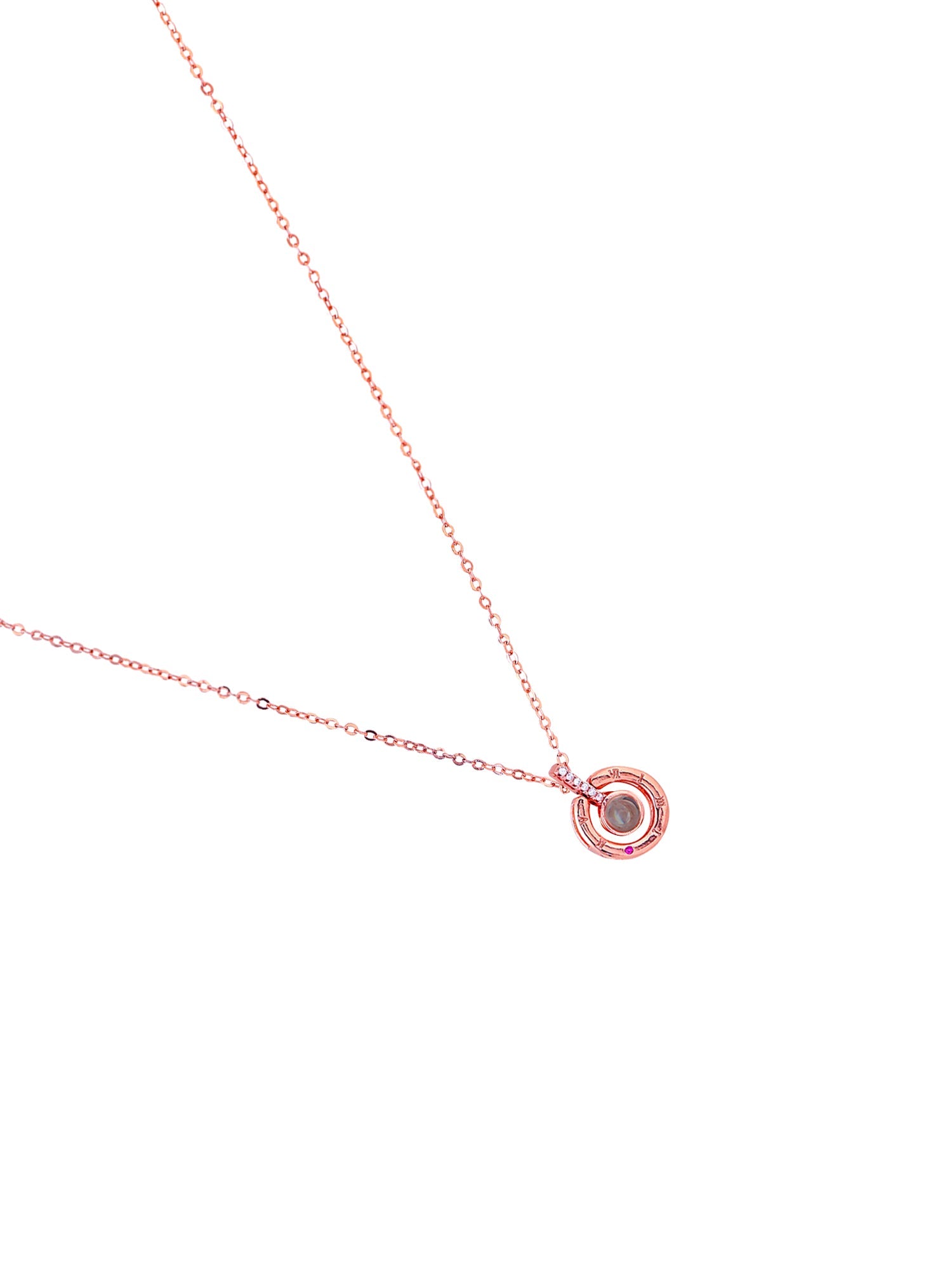 Rose Gold I Love You Pendant Necklace