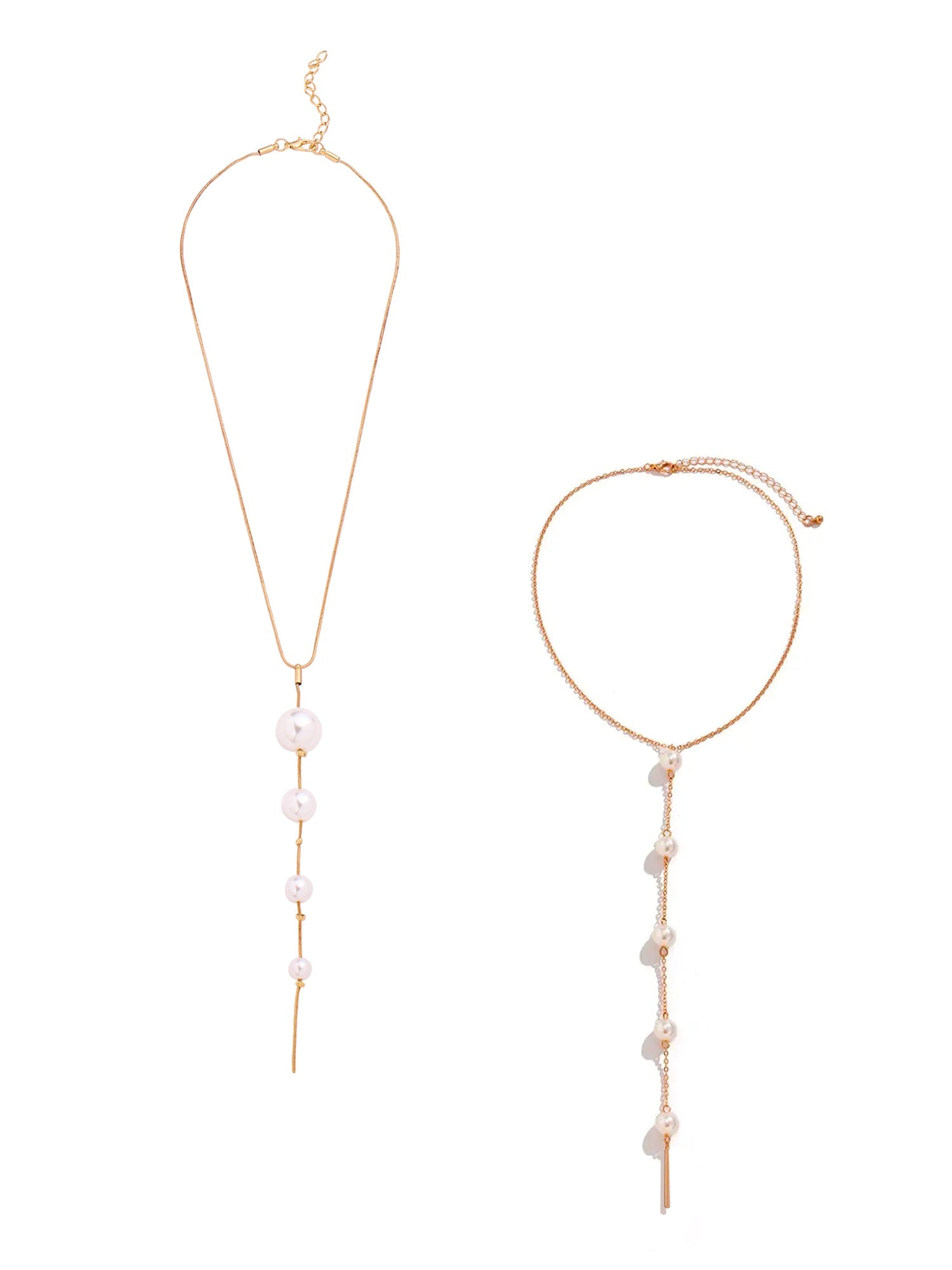 Pearl Fashion Gold Plated Choker Necklace