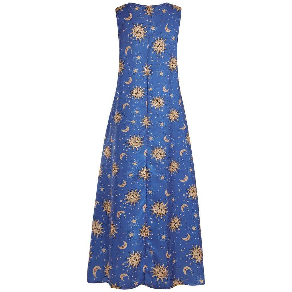 Printed Bohemian Ethnic Beach Maxi Dress