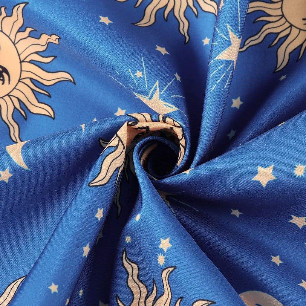 Printed Bohemian Ethnic Beach Maxi Dress