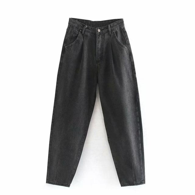 Relaxed Fit Casual Harem Denim Jean