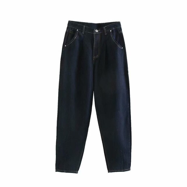 Relaxed Fit Casual Harem Denim Jean