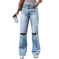 Straight Classic High Waist Denim Mom Jean