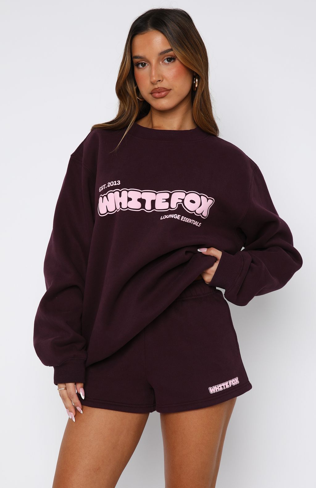 Plum Give It A Try Lounge Short