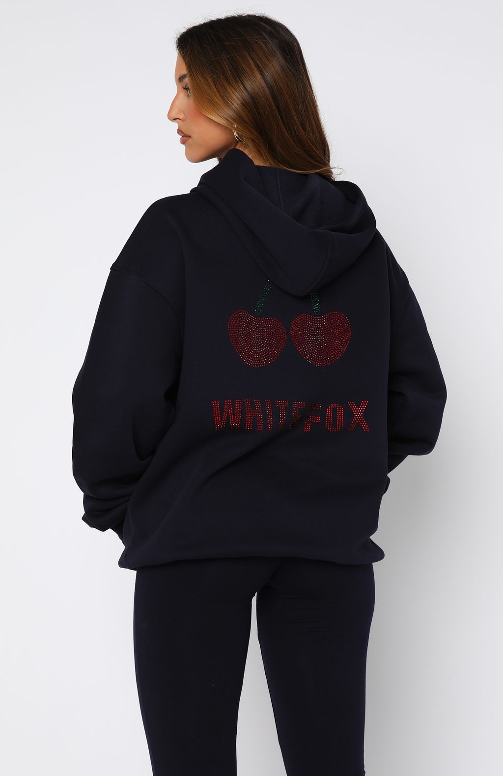 Made With Love Oversized Navy Hoodie