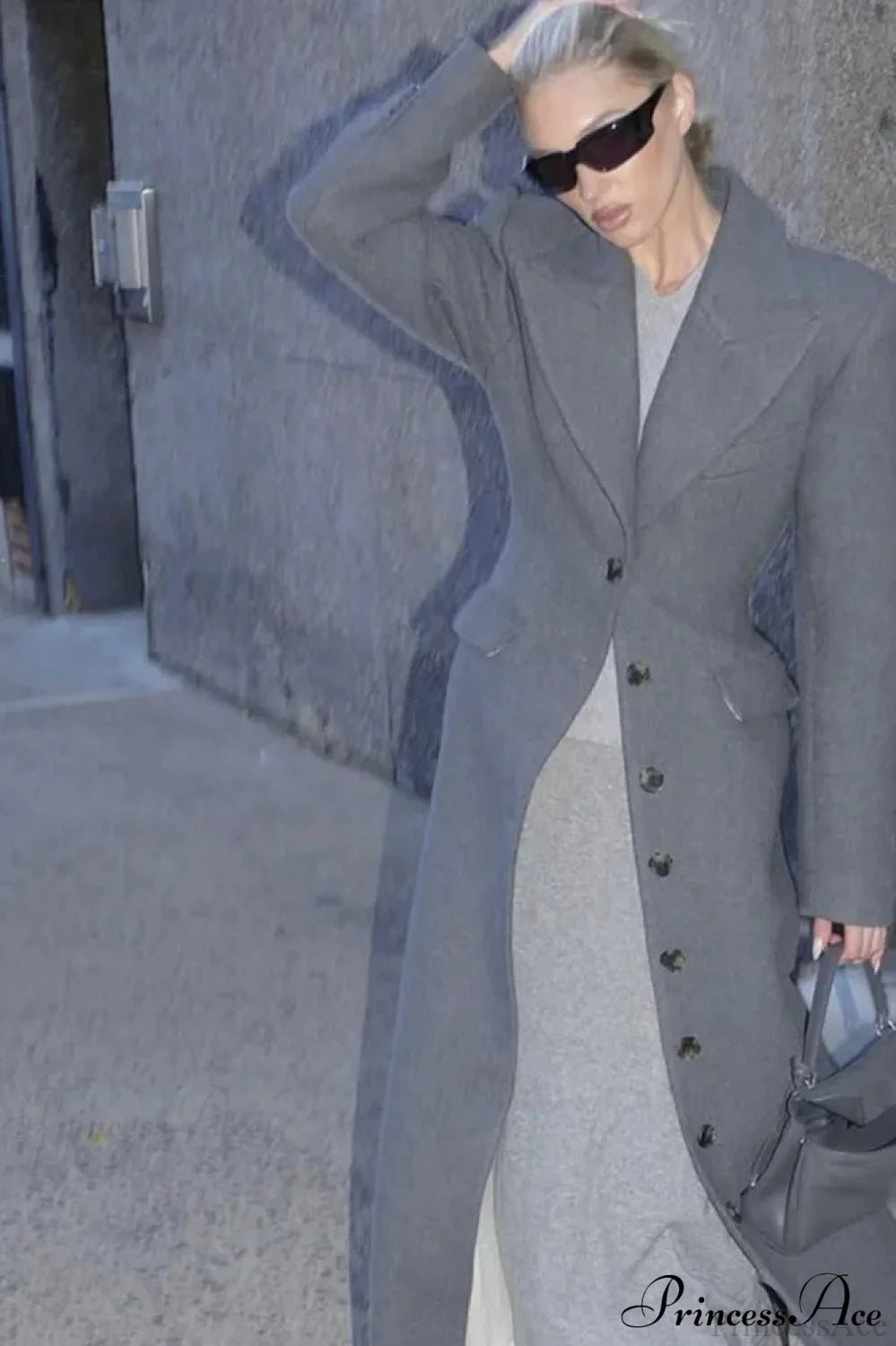 Single Breasted Wool Coat