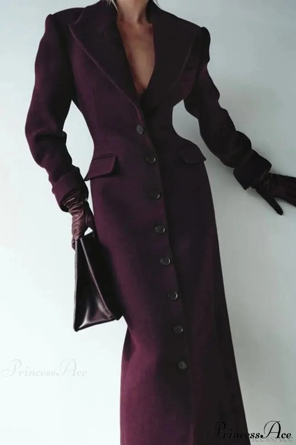 Single Breasted Wool Coat