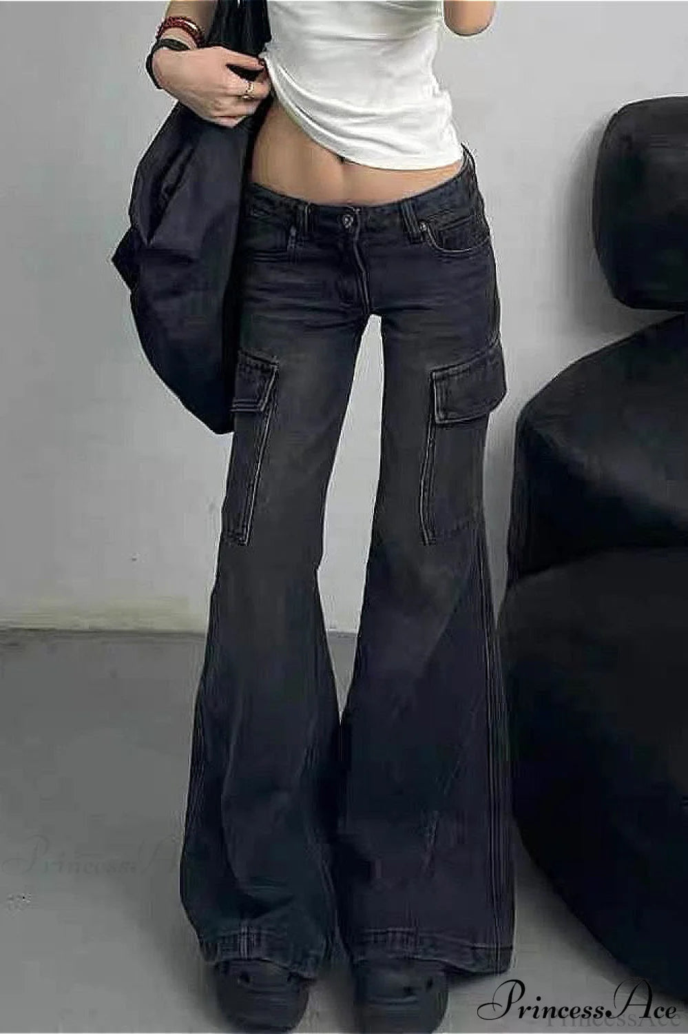 Slim Fit Low Waist Denim Pant
