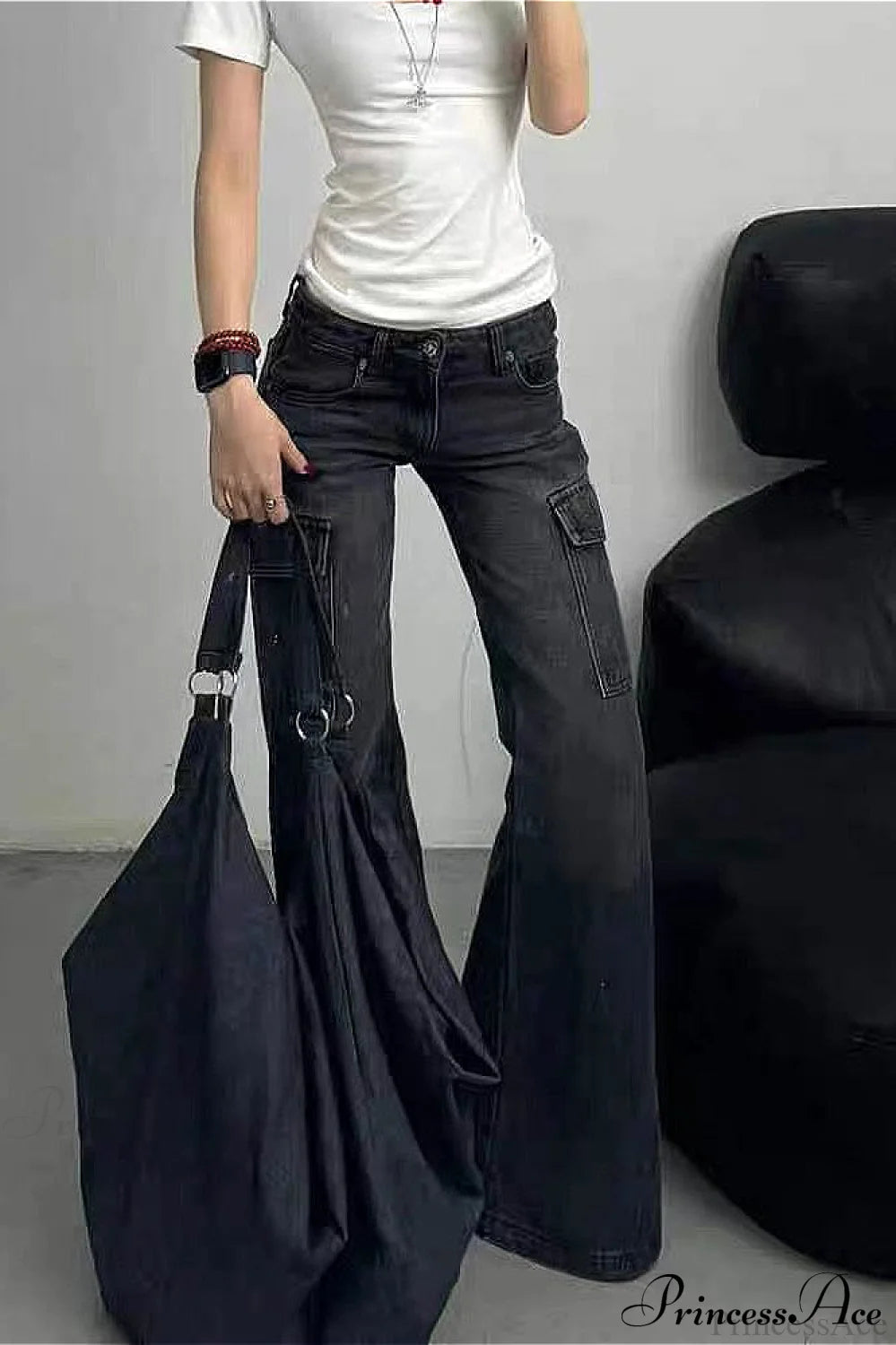 Slim Fit Low Waist Denim Pant